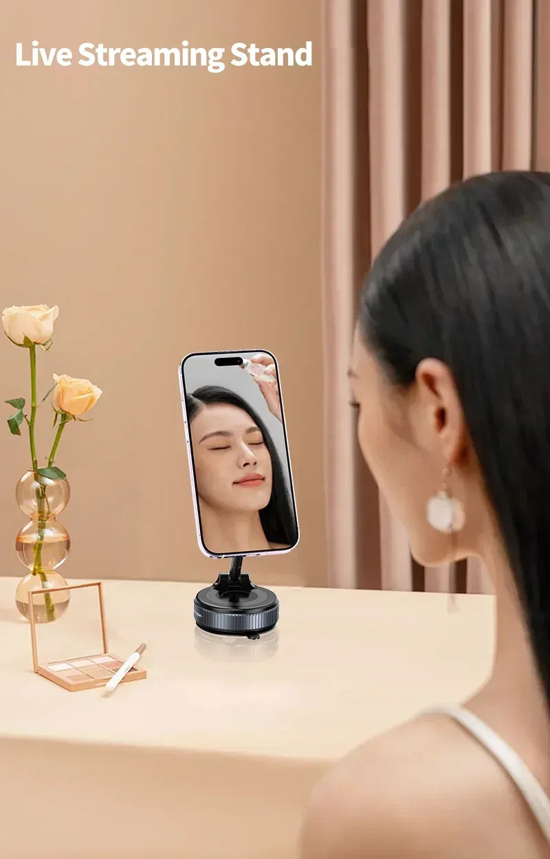 Xiaomi Strong Magnetic Phone Holder Foldable Design 360° Adjustable Vacuum Car Mount For Cell Phone For iphone Live Streaming